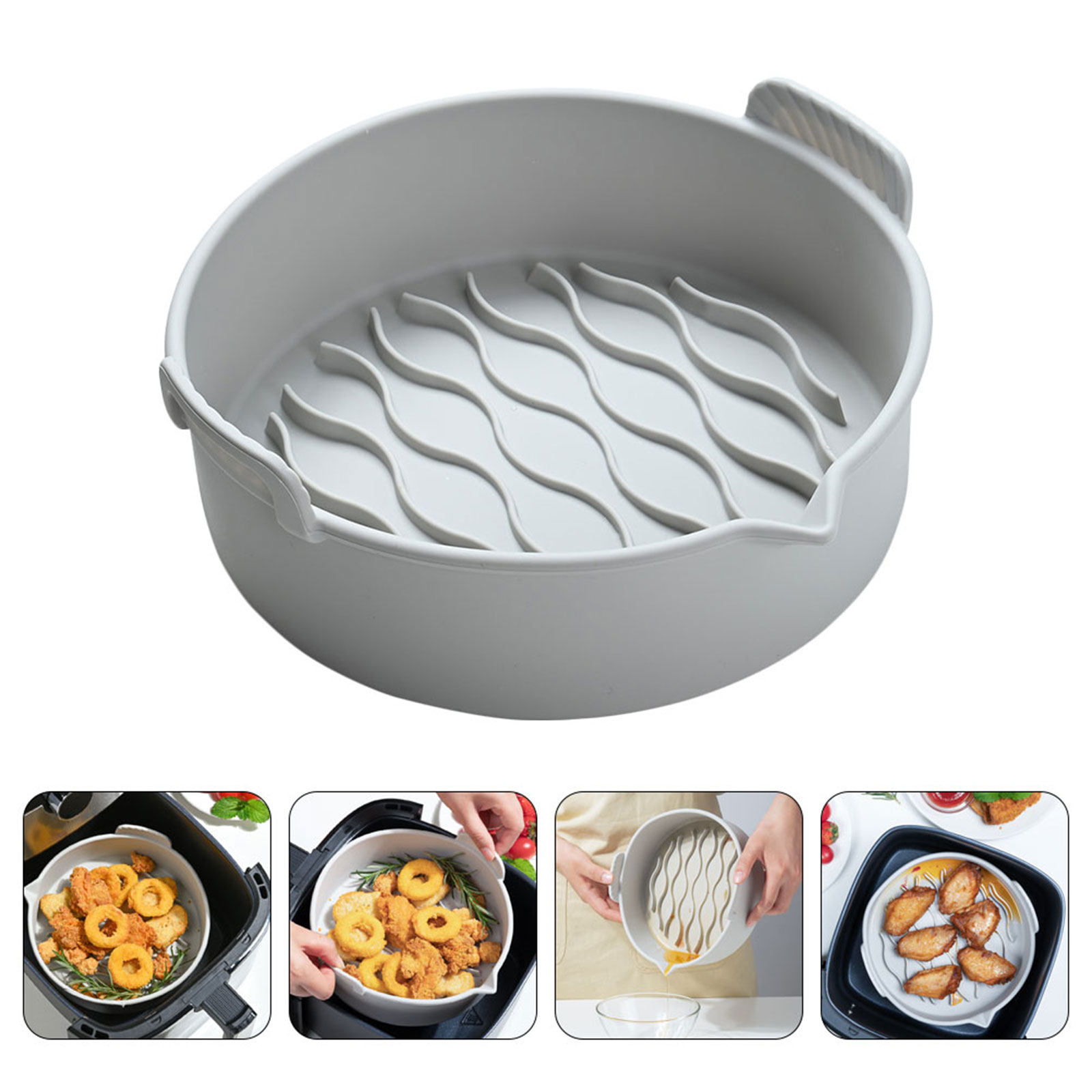 Air Fryer - Air Fryer Silicone Liner Nonstick Reusable