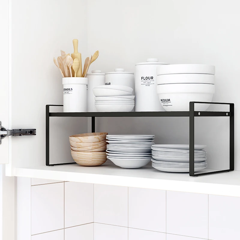 Kitchen Appliances Cabinet - Steel Kitchen Dishes Bowl Storage Rack