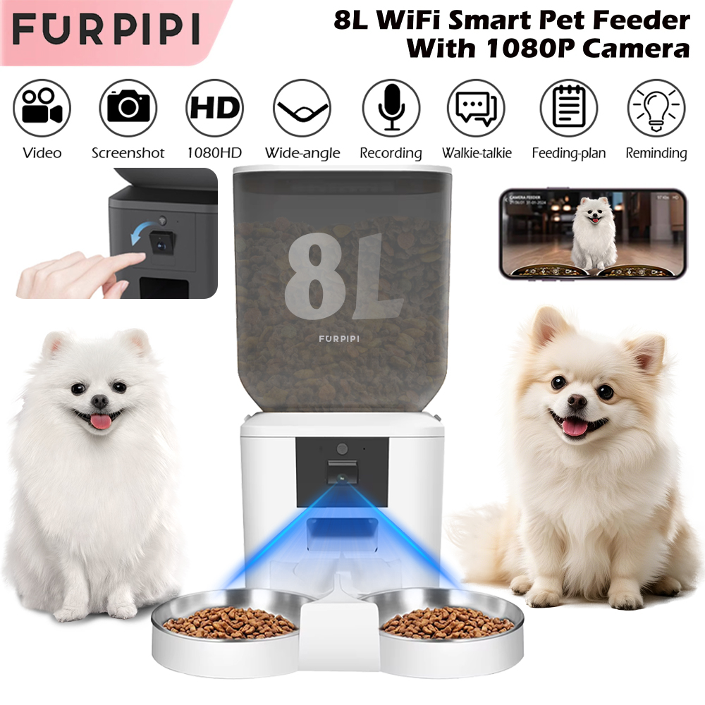 8L Automatic Cat Feeder With 1 - đánh giá và giá Kitchen Appliances Video