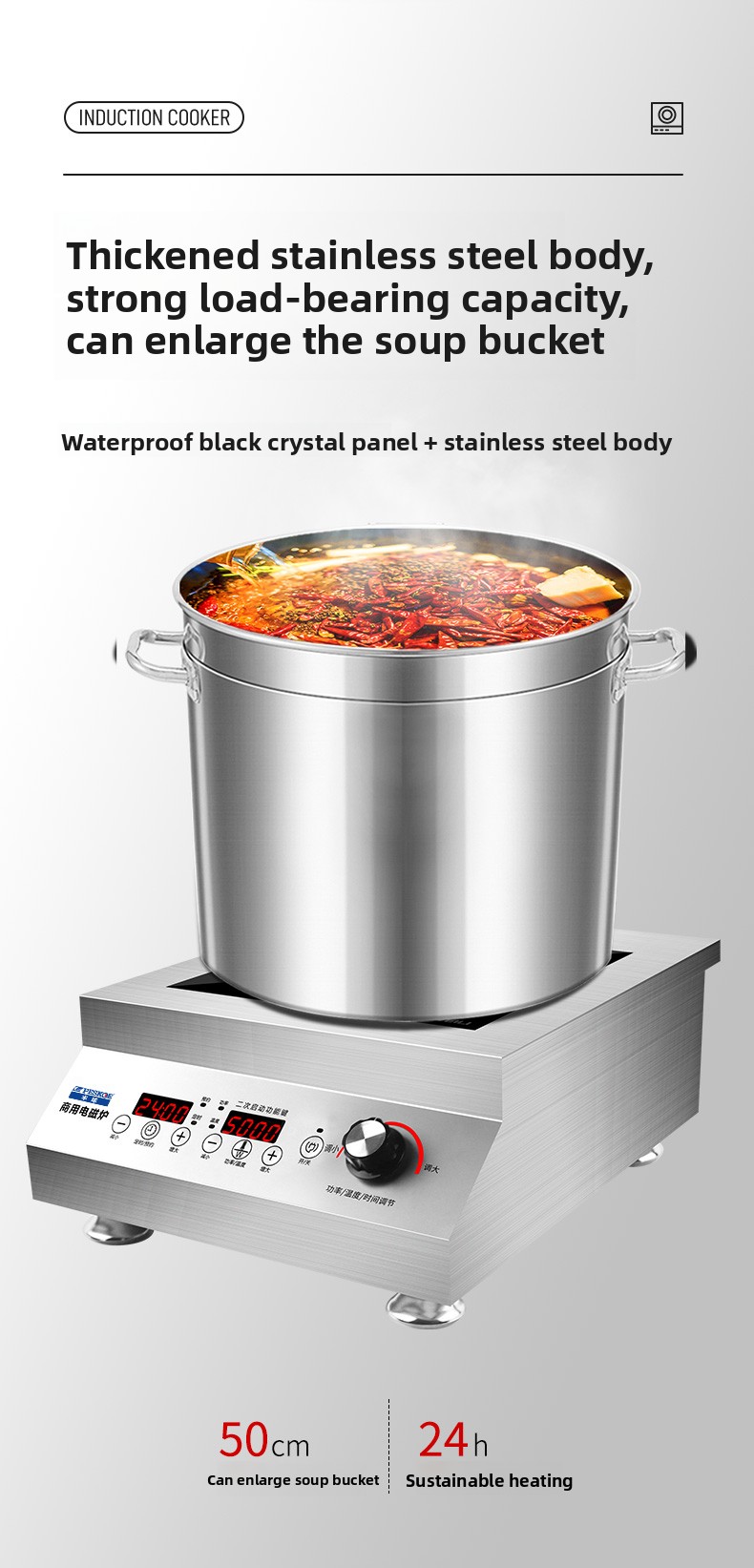 220V Commercial Induction Cook - đánh giá và giá Induction Cooktop Portable