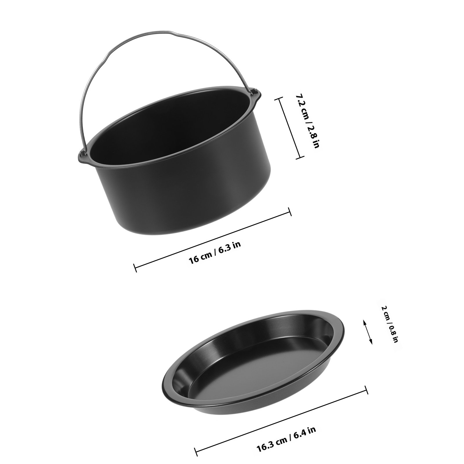 1Set Air Fryer Cake Pan Non St - đánh giá và giá Air Fryer