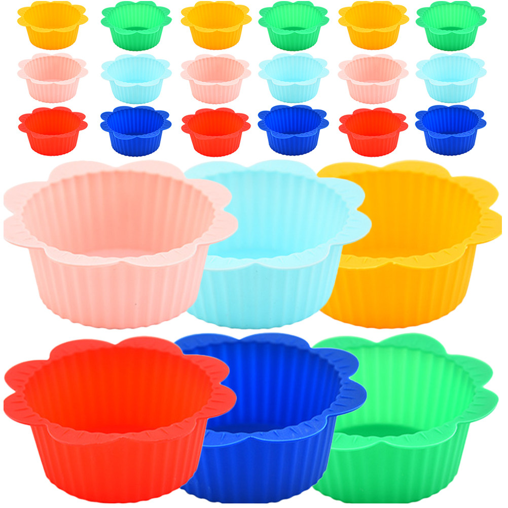 24Pcs Silicone Muffin Liners R - đánh giá và giá Microwave Oven
