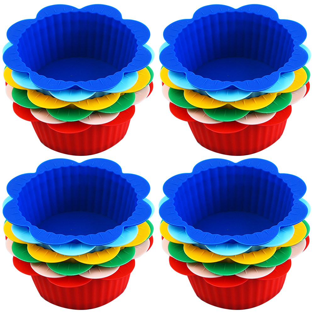 24Pcs Silicone Muffin Liners R - đánh giá và giá Microwave Oven