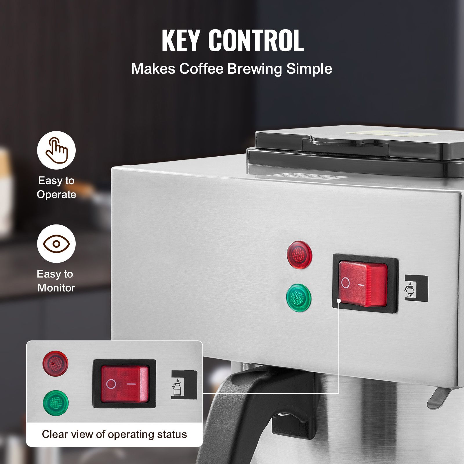 12 Cups Commercial Drip Coffee - đánh giá và giá Coffee Maker